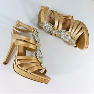 Camille LA VIE golden Shoes